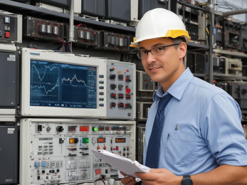 Power system analysis with electrical monitoring equipment and data visualization software for system evaluation